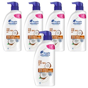헤드앤숄더 건성 두피 케어 샴푸, 800ml, 5개