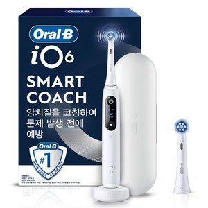오랄비 iO6 전동칫솔, WHITE, 1개