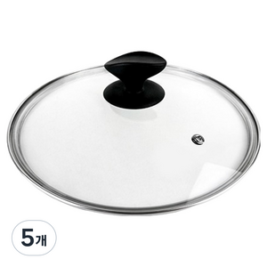 발룬피니 넘침방지 강화유리 뚜껑, 26cm, 5개