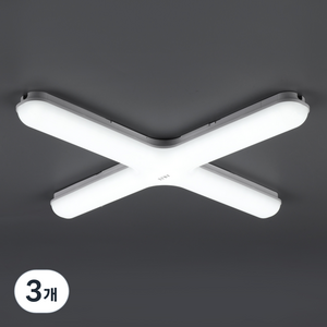 ELBA LED 십자등 60W 주광색, 3개