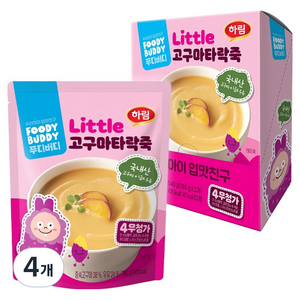 푸디버디 고구마타락죽 3p, 540g, 4개, 고구마맛