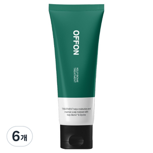 오프온 다시마 바이옴 탈모 완화 두피 트리트먼트, 200ml, 6개