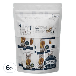 초심 고양이 통살 간식 50p, 가다랑어, 1kg, 6개