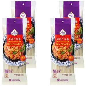 티아시아키친 라이스누들 볶음면용 5mm, 250g, 4개