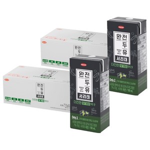 전두유 완전두유 더진한 서리태 무가당 99.9, 190ml, 48개