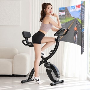 멜킨스포츠 가정용 실내자전거 스마트 폴민 헬스 바이크, 차콜블랙