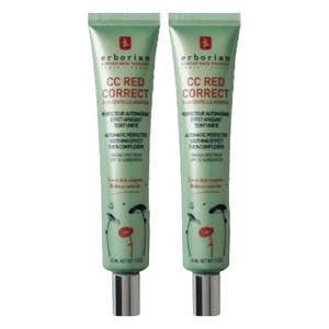 에르보리앙 레드 코렉트 씨씨크림 SPF25, 45ml, 2개