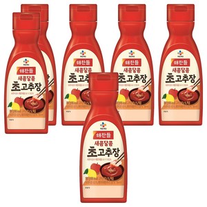 해찬들 새콤달콤 초고추장, 300g, 6개