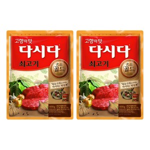 다시다 명품 골드 쇠고기, 400g, 2개