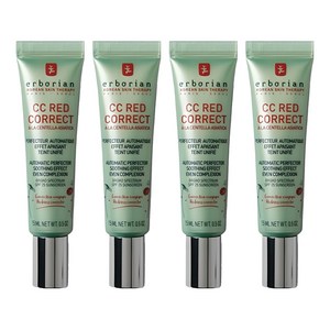 에르보리앙 레드 코렉트 CC크림 SPF25, 15ml, 4개