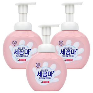 세균아꼼짝마 항균 버블 핸드워시 파우더향, 250ml, 3개