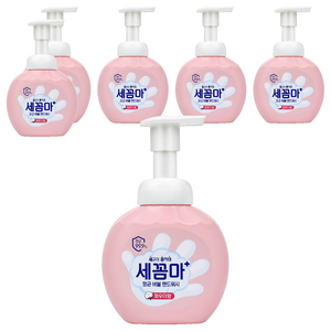 세균아꼼짝마 항균 버블 핸드워시 파우더향, 250ml, 6개