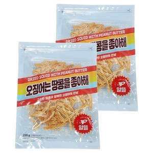 더먹다 오징어는 땅콩을 좋아해, 220g, 2개