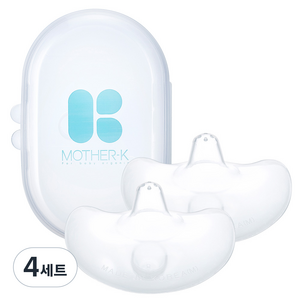 마더케이 실리콘 유두보호기 2p + 케이스, 4세트
