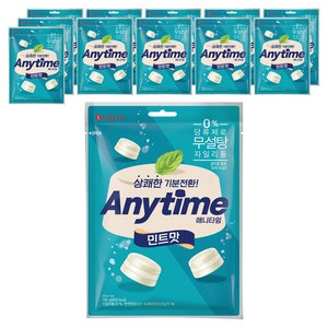 롯데웰푸드 애니타임 민트맛, 185g, 12개