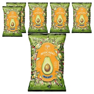 테몰 아보카도 칩스 나쵸치즈맛, 40g, 6개