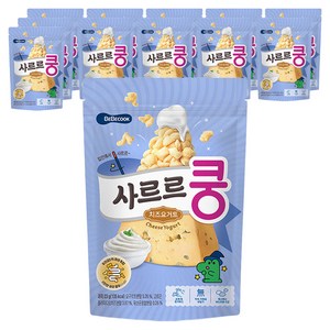 베베쿡 사르르쿵 과자, 치즈요거트맛, 23g, 12개
