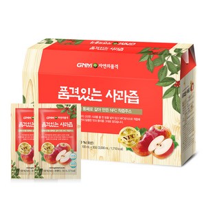GNM자연의품격 품격있는 사과즙, 100ml, 30개