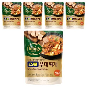 비비고 스팸 부대찌개, 460g, 5개