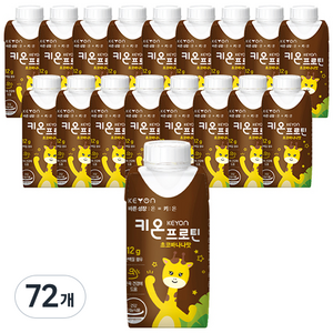 함소아 키온 아동용 키온 프로틴 음료 초코바나나맛, 200ml, 72개