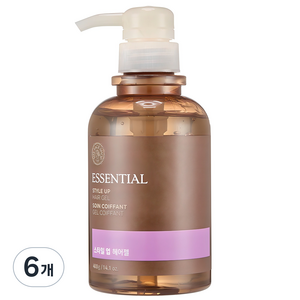 더페이스샵 에센셜 스타일 업 헤어젤, 400g, 6개