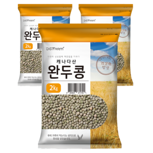 대구농산 완두콩, 2kg, 3개