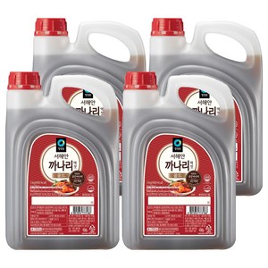 청정원 서해안 까나리 액젓 골드, 3kg, 4개