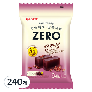 롯데제로 연양갱, 50g, 240개