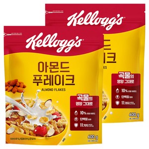 켈로그 아몬드 푸레이크, 600g, 2개