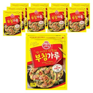 오뚜기 부침가루, 1kg, 10개