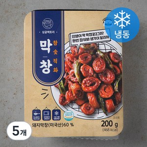 싱글팩토리 참숯 직화 막창 (냉동), 200g, 5개