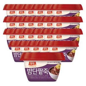 양반 밤단팥죽, 285g, 24개