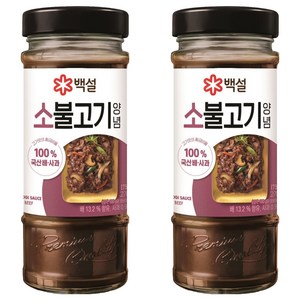 백설 소불고기양념, 500g, 2개
