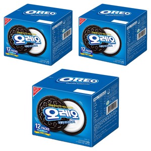 오레오 화이트 샌드위치 쿠키, 600g, 3개