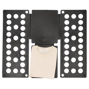 몽리코 3초 간편한 옷 접기 폴더, 블랙, 1개