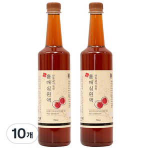 하동감사농원 홍매실원액, 750ml, 10개