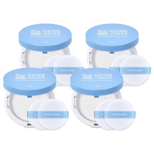 네이쳐러브메레 아토카밍 수딩파우더 무향+퍼프 2개, 4세트, 25g