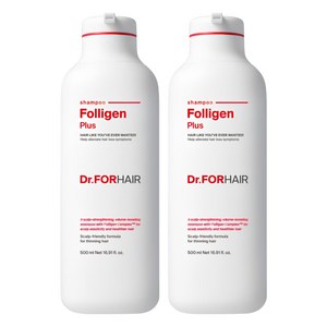 닥터포헤어 폴리젠 플러스 탈모완화 샴푸 모링가꽃향, 500ml, 2개