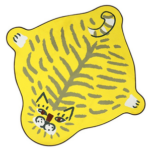 키포포 미끄럼방지 고급 카메라 감싸개 가방 40 x 40 cm, 노란 표범, 1개