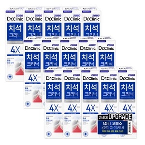 2080 닥터크리닉 고불소 1450 치석치약 2.0, 140g, 15개