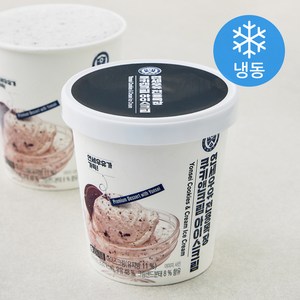 연세우유 전용목장 쿠키앤크림 아이스크림 (냉동), 474ml, 1개입, 1개