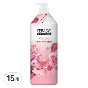 케라시스 퍼퓸 린스 화이트 데이, 1L, 15개