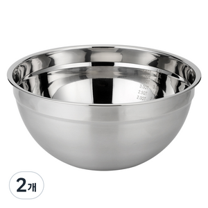 발룬피니 올스텐 깊은 믹싱볼, 5.7L, 2개