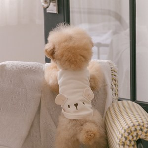펫츠랜드 반려동물 아임베어 티셔츠, 아이보리, 1개