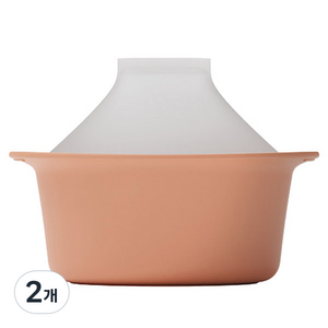 모윰 실리콘 이유식 타진 찜기 Large, 단품, 2개, 테라코타