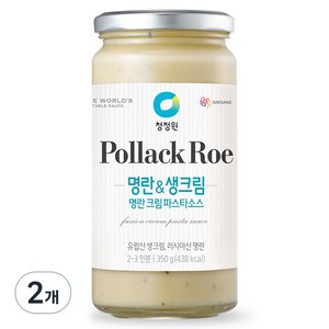 청정원 명란크림 파스타소스, 350g, 2개
