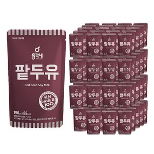 총각네 국산 서리태 팥두유, 190ml, 60개