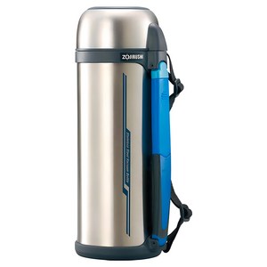 조지루시 와이드 보온보냉병, 실버, 2L, 1개