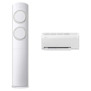삼성전자 56.9㎡(17.2평) + 18.7㎡(5.5평) AI Q9000 홈멀티형 에어컨 AF60F17D11GRZ + 리모컨 세트 방문설치, 매립배관형
