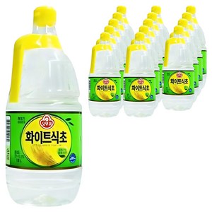 오뚜기 화이트 식초, 1.8L, 15개
